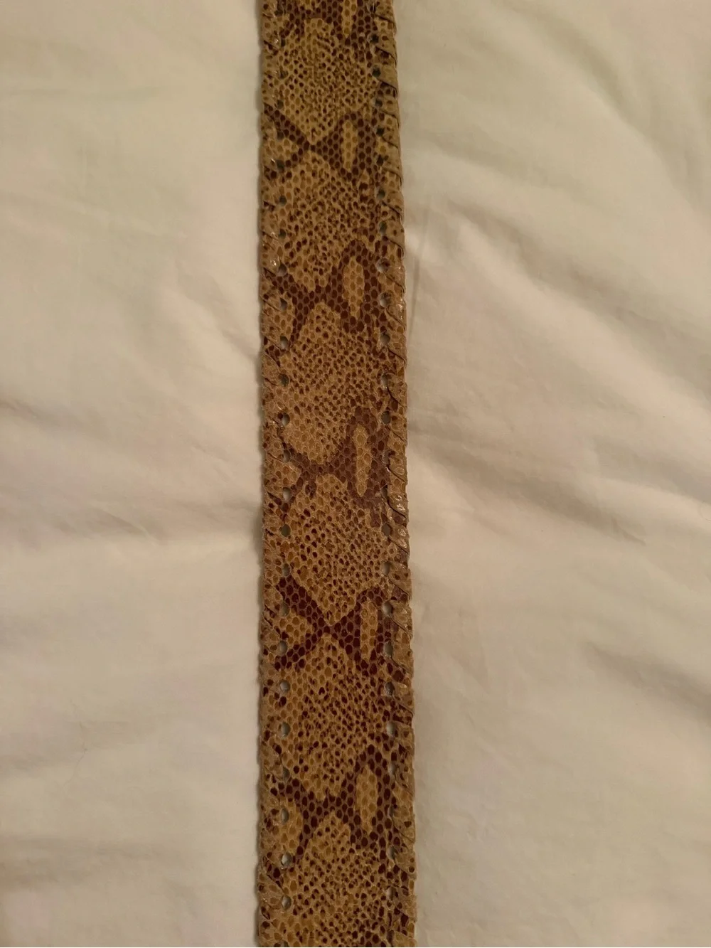 Melamed Snakeskin Leather Belt